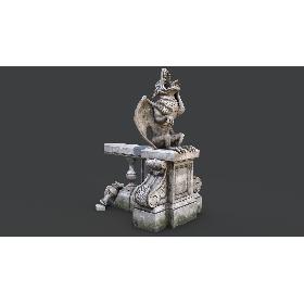 3D Gargoyle Statue Massandra model